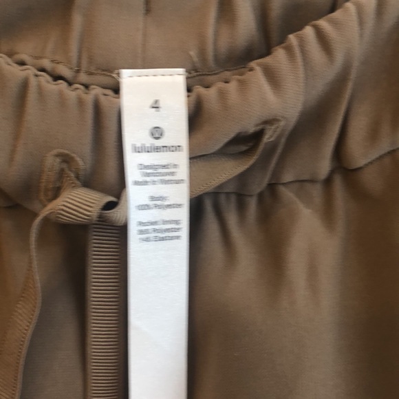Khaki Lululemon Skirt Size 4 - Picture 3 of 5